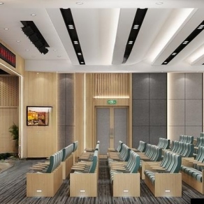 现代多功能报告厅3D模型下载